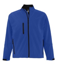 Куртка мужская на молнии Relax 340, ярко-синяя