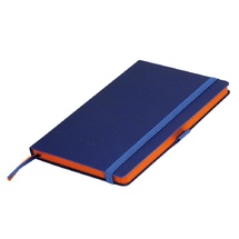 Ежедневник недатированный, Portobello Trend, Blue ocean , жесткая обложка, 145х210, 256стр,синий/оранжевый