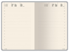 Ежедневник А5 Megapolis Color New soft-touch, черный