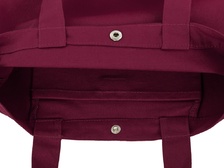 Сумка Helfer из хлопка на кнопке с регулирующейся лямкой, бордовый
