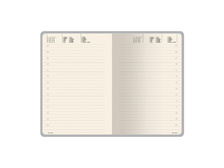 Ежедневник недатированный А5 Megapolis Velvet New, черный