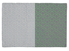 Светящийся в темноте плед Lattice серый