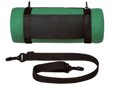 Плед Нежность с плечевым ремнем, зеленый