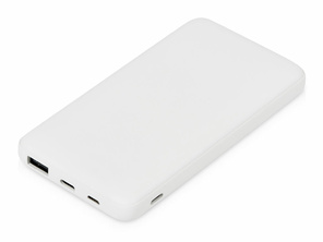 Внешний аккумулятор Powerbank C2, 10000 mAh, белый