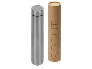 Термос Scout, тубус, серебристый
